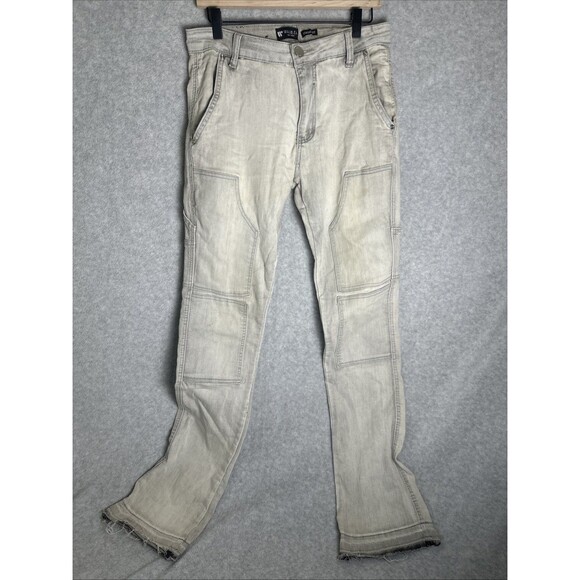 Other - Waimea Jeans Men 30x36 Skinny Light Gray Distressed Skater Stack Street Hip Hop